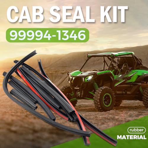 Cab Seal Kit for Kawasaki Teryx KRX 1000, 99994-1346 Rubber door and seat seal fits for Kawasaki 2020-2025