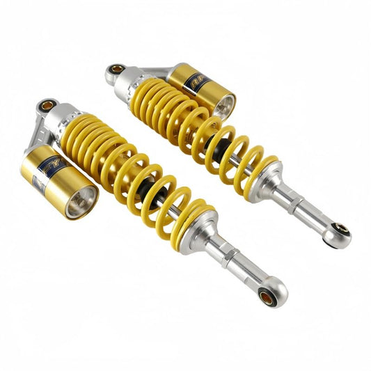 360mm Rear Shock Absorber Suspension Motorcycle ATV Quad 7mm Spring - color: Yellow