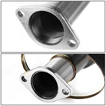 Auto Dynasty 4" Round Catback Exhaust Tip System For 2006-2009 Mitsubishi - color: Round Tip