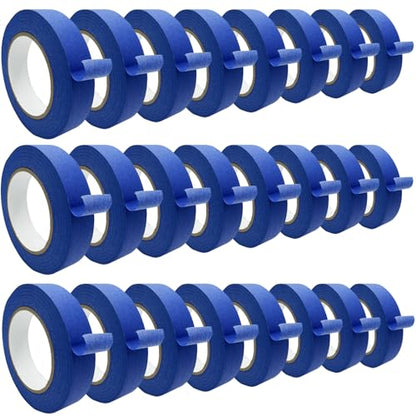 SmaringRobot Blue Masking Tape, Painters Tape, Painting Tape (1442.4yd=0.94IN*60.1yd*24), Original Multi-Surface Easy Removal Paint Tape with Medium Adhesive Backing for Indoor Outdoor Use, 24 Rolls - size: 24 Rolls, 0.94IN X 60.1YD