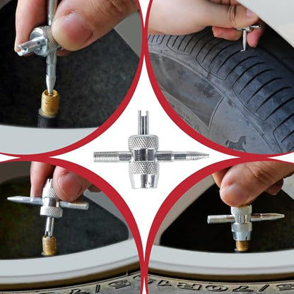 Bayonet-Style Tire Inflator with Pressure Gauge, 20-120 PSI, 1/4’’ NPT Inlet - size: 1/4'' NPT inlet