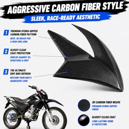 Plastics Fairing Kit for Hawk 250(All Years) - color: carbon fiber pattern