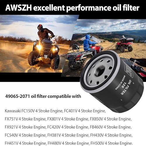 49065-0724 Oil Filter 120-634 49065-2071 for Kawasaki FX850V FX801V