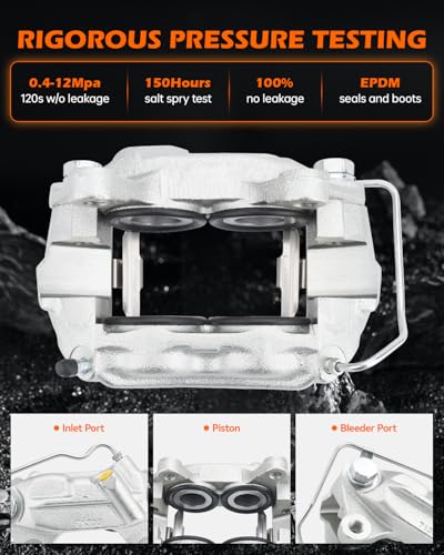 GAHA 184402 184403 Disc Brake Caliper Assembly Without Bracket - color: 184402+184403
