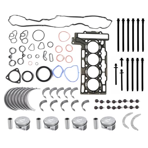 N14 Engine Cylinder Head Gasket Kit w/Pistons (STD) Fits for Mini