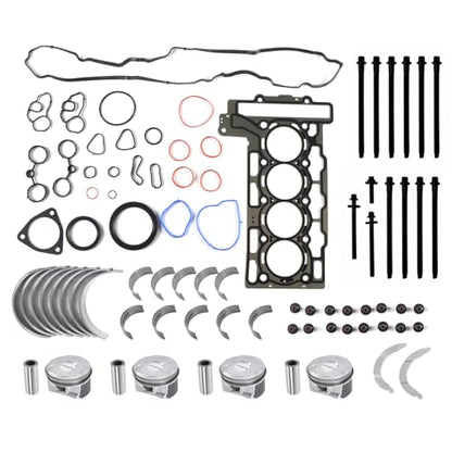 N14 Engine Cylinder Head Gasket Kit w/Pistons (STD) Fits for Mini