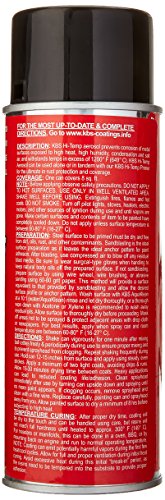 KBS Coatings 65110 Flame Blue Xtreme Temperature Coating - 12 fl. oz. - color: Flame Blue, size: 12 Fl Oz (Pack of 1)