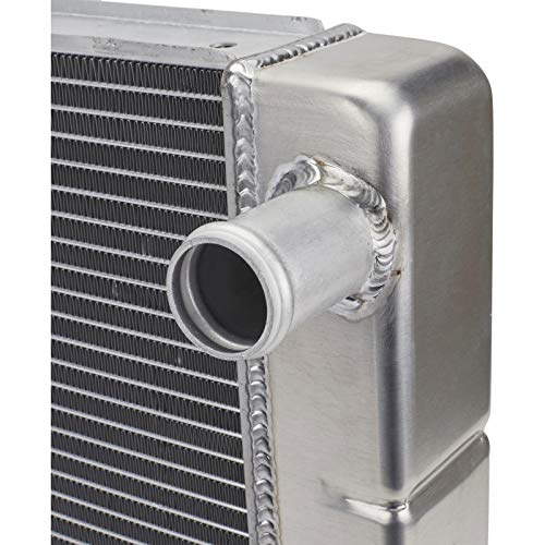 Speedway Motors Chevrolet SBC/BBC Universal Lightweight Aluminum Radiator, 24 Inch Width, Premium Performance with Maximum Cooling, Easy Installation to any Build - size: 24 Inch