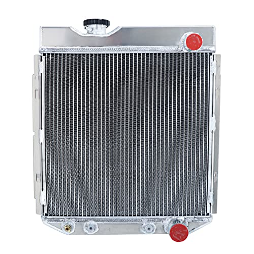 4 Row Radiator Fan Shroud For Ford Mustang Falcon Comet 1964-1966 - size: 4 Row Radiator/w Cap+Shroud Fan+Relay Kit