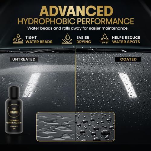 Magic Shield Graphene Ceramic Coating for Cars, 5-Year, 50 mL