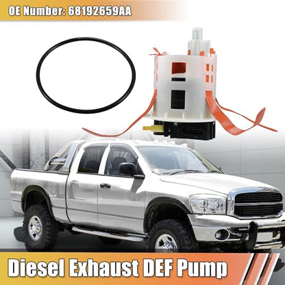 uxcell Diesel Exhaust Fluid Pump DEF Pump for Ram 2500 3500 6.7L Engine 2013-2018 68085908AH Exhauset Fuel Pump Module Assembly with O Ring 68192659AA Fluid Transfer Pump