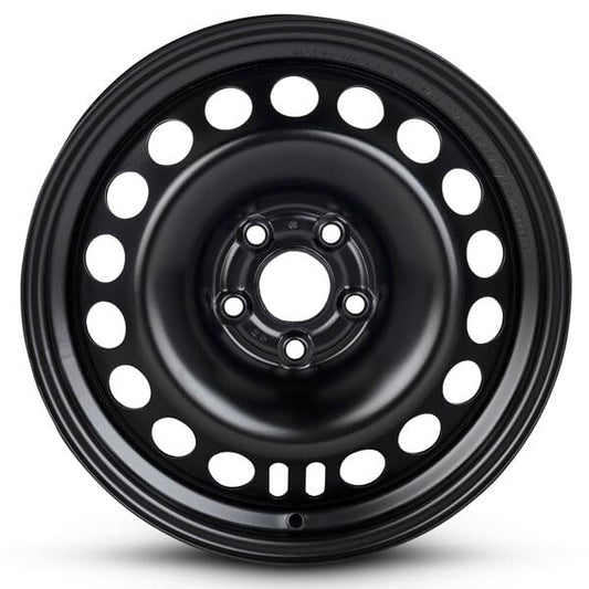 16x6.5 in Steel Wheel Rim 5 Lug 105mm 39mm Offset 56.6mm CB| Powder-Coated Black finish Fits 2011-2017 Chevy Cruze | New OEM Replacement | 13259234 - size: 16x6.5 inch