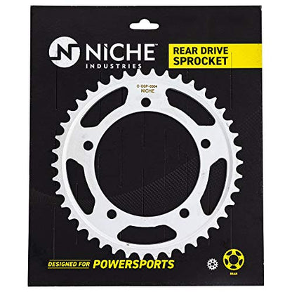 NICHE Drive Sprocket Chain Combo for Suzuki GSXR1000 GSXR1000Z Front 17 Rear 42 Tooth 530VM-X X-Ring 110 Links - size: X-Ring Chain