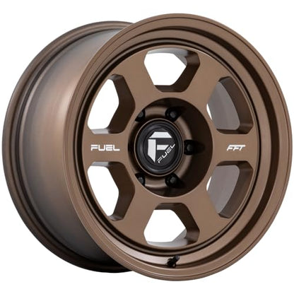 Fuel 1PC D860 17X8.5 6X5.5 M-BRNZ -10MM - FC860ZX17856810N - color: MATTE BRONZE, size: 17X8.5, 6X5.5, 4.36, -10mm