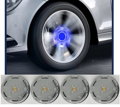 Floating Auto Light Wheel Caps Compatible with BMW Vehicles, Retrofit Wheel caps to fit OEM Wheels-4pcs (“Stock”, 68mm) - size: 68mm, style: “Stock”
