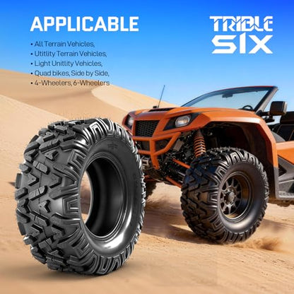 26x9-14 ATV Tires,6PR All-Terrain Tires,Tubeless,Pack of 2 - size: 26x9x14