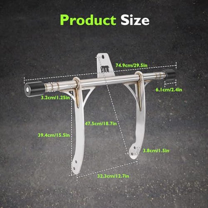 Mofun Front Crash Bar Engine Guard Fit for Harley Dyna 2006-2017 - color: Stainless Steel Natural Finish