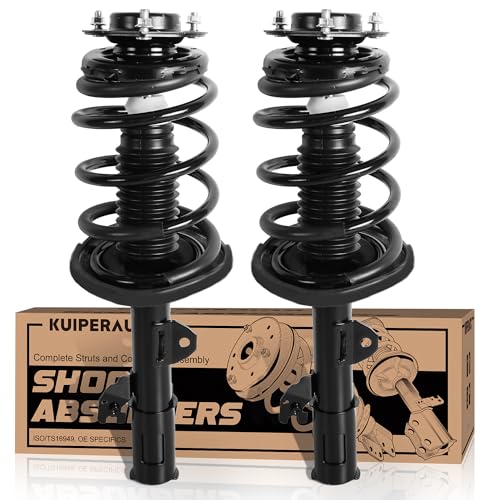KUIPERAUTO 172307 Pair Front Suspension Struts Complete Assembly Shock Absorbers w/Coil Spring Compatible for 2006-2012 Toyota Camry Avalon Lexus ES350 - size: 2x Front Struts, style: 07-11 Toyota Camry 2.4L 2.5L