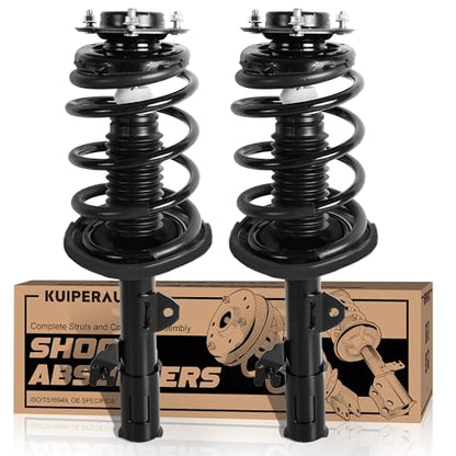 KUIPERAUTO 172307 Pair Front Suspension Struts Complete Assembly Shock Absorbers w/Coil Spring Compatible for 2006-2012 Toyota Camry Avalon Lexus ES350 - size: 2x Front Struts, style: 07-11 Toyota Camry 2.4L 2.5L