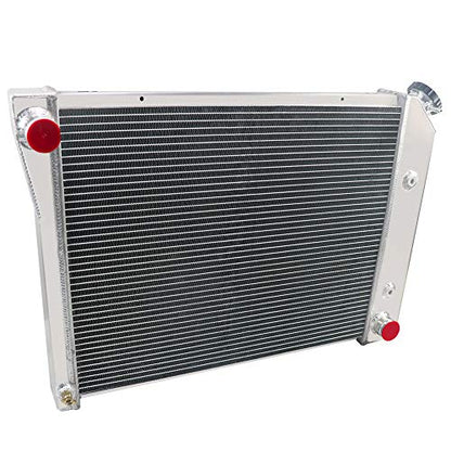 ALLOYWORKS 3 Row Core Aluminum Radiator For 1968-1974 Chevy Nova Multiple Chevrolet/Buick/Pontiac
