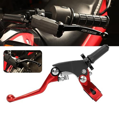 Motorcycle Foldable Clutch Handle Motorcycle Clutch Handle - color: Red