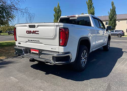 Flowmaster 717890 FlowFX Cat-Back Exhaust Kit 3.5 Inch Dual 2.5 Inch Tailpipes 409 Stainless Steel Compatible with 2019-2023 Chevy Silverado GMC Sierra 1500 6.2L 2/4WD and all Wheelbases