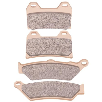 AHL Front & Rear Brake Pads Set for Victory V92C (All Models Single Front Rotor) 1998-2003 (Sintered copper-based) - size: Sintered copper-based