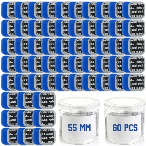 Tallew 60 Pcs Tire Patch Kit Heavy Duty Rubber, 2.17 x 2.17 Inch - size: 2.17 x 2.17 Inch
