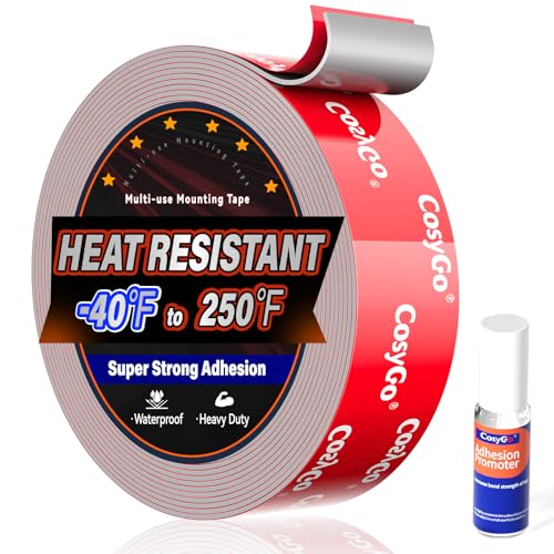 Double Sided Tape Heavy Duty, Permanent Bond Heat Resistant 15FT - size: 1.2" / 30mm Width