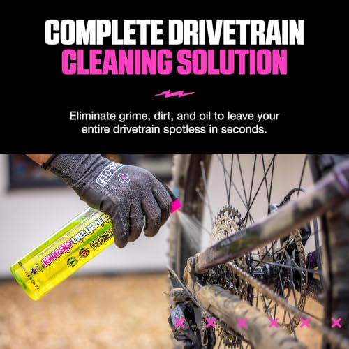 Muc-Off Drivetrain Cleaner & Degreaser Spray - size: 17 Fl Oz (Pack of 1)