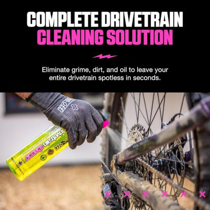 Muc-Off Drivetrain Cleaner & Degreaser Spray - size: 17 Fl Oz (Pack of 1)