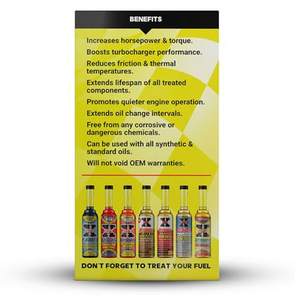 REV X High Performance Oil Additive - 4 fl. oz. (4 Pack)