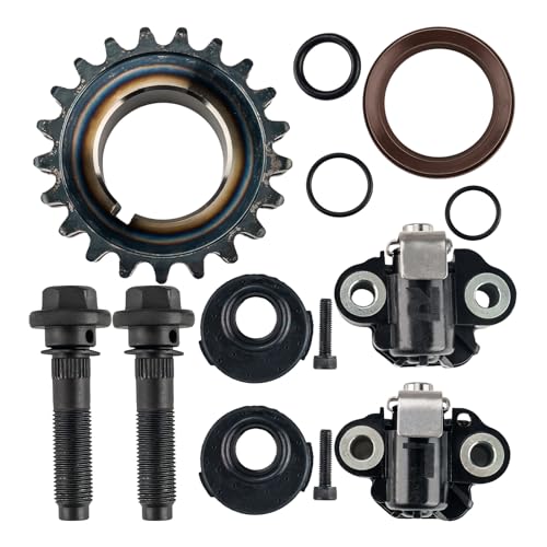 Torchbeam Engine Timing Chain Kit Compatible with Ford Expedition 2005-2008, F-150 2004-2008, F-250 Super Duty 2005-2008, F-350 Super Duty 2005-2008, Lincoln Navigator 2005-2008, Mark LT 2006-2007 - size: 3R2Z6A257DA