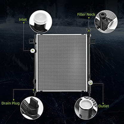 AUTOSAVER88 Radiator Compatible with 2008-2013 Jeep Liberty CU13071 - style: 08-12 Jeep Liberty