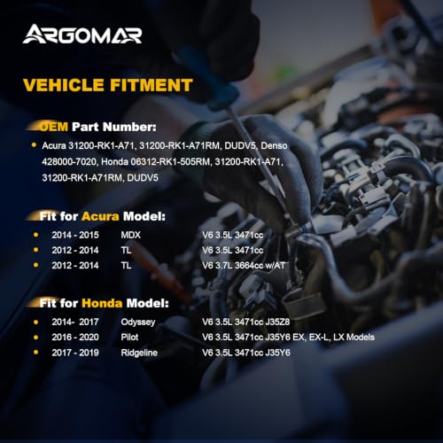 Starter for 3.5L Honda Odyssey/Pilot/Ridgeline & Acura MDX/TL(3.7L AT)