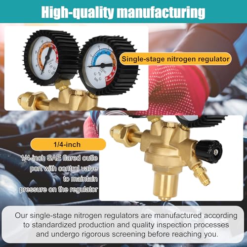 53010 Automotive HVAC Pressure Tester Kit, Nitrogen Pressure Testing Tools