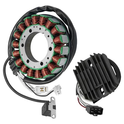 Caltric Stator and Regulator Rectifier Compatible With Yamaha V-Star 650 Xvs650 Classic Silverado Custom 2004-2010 / Xvs650 V-Star 650 Silverado 2004-2010