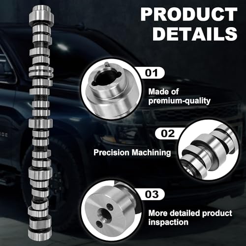 Partsflow Engine Camshaft 5.3L V8 VIN: F R C, Silver Steel - color: 12619823