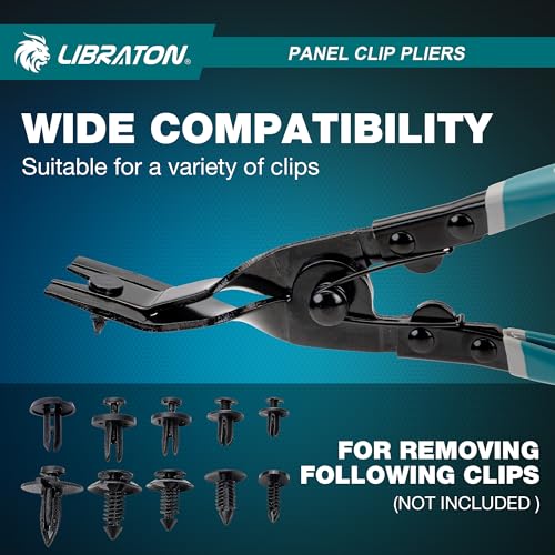 LIBRATON Panel Clip Pliers, Automotive Car Trim Removal Tool