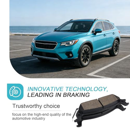 Ceramic Rear Brake Pads for Ford F-150 2004-2011 - size: D1012