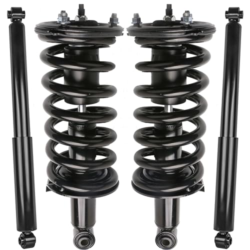 Front and Rear Strut Assembly Compatible with 2004-2015 Nissan Titan 4WD - size: 171358 37251