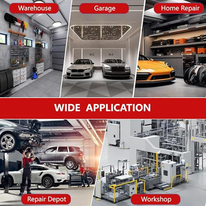 20 Ton Hydraulic H-Frame Shop Press, Heavy Duty Manual Hydraulic Press Machine with Adjustable Bed & Stamping Plates, Metal Working Press for Auto Repair, Garage, Engine Bearing Removal