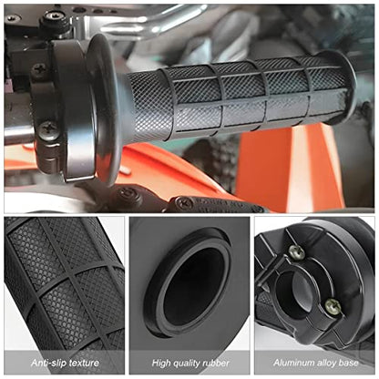 Throttle Handle Grip Cable, 47Inches Fuel Seat Handle Throttle Cable Throttle Housing Clamp for 50-250CC Motocross ATV Accessories