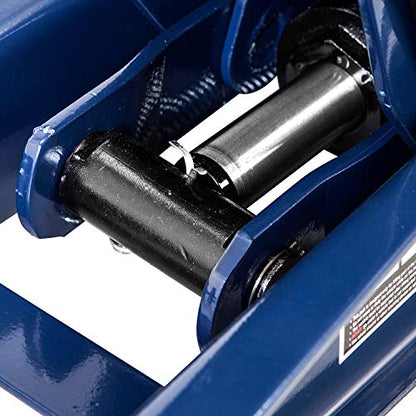 TCE 4 Ton(8000 lb) Blue Low‑Profile Floor Jack, Dual‑Piston Quick Lift Pump - size: 4 Ton