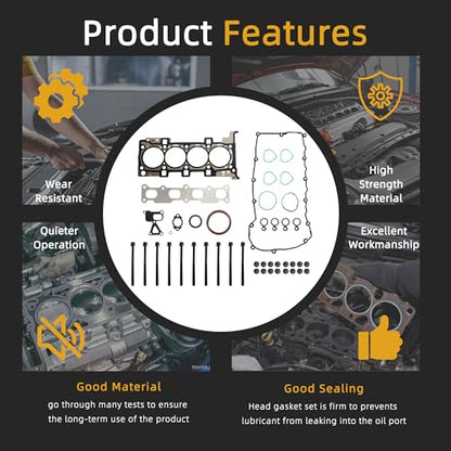 Head Gasket Set with Bolts, 2.0L, HGB1170 ES72267 - style: for Dart 2.0L 2009-2016