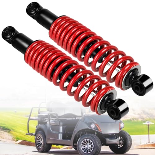 MOSNAI Heavy Duty Golf Cart Rear Shocks for Yamaha G14 G16 G19 G20 G22 G29 - color: Red
