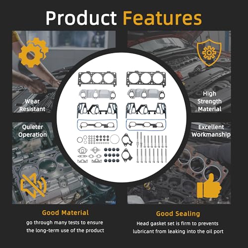 Head Gasket Set with Bolt, for Chevy Impala/Lumina/Malibu/Venture