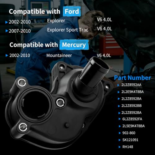 Thermostat Housing for Explorer & Mountaineer 02-10 Sport Trac 902-860 4.0L