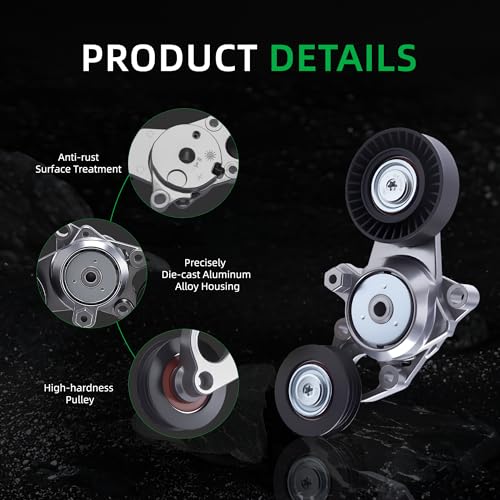 Belt Tensioner and Serpentine Belt Kit #16601-0V010 166010V010 - size: for Camry 2010-2011, 39095