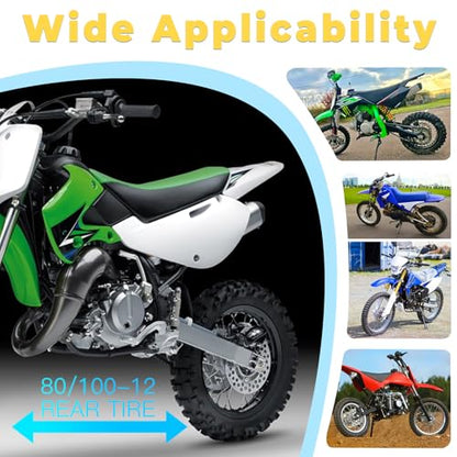 80/100-12 Dirt Bike Tire,3.00-12 Dirt Bike Tire & Inner Tube Set